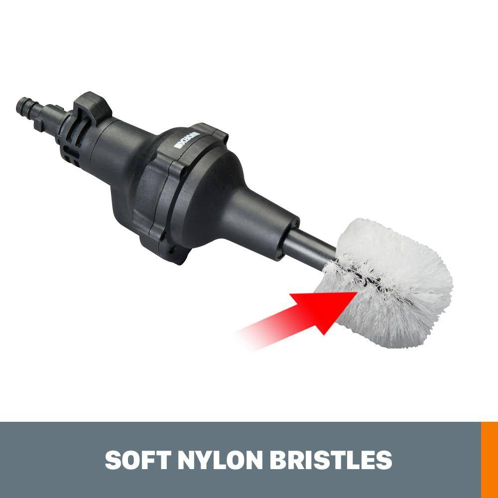 Hydroshot Rotary Cleaning Brush, Quick Snap Connection