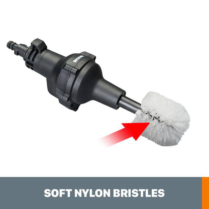 Hydroshot Rotary Cleaning Brush, Quick Snap Connection