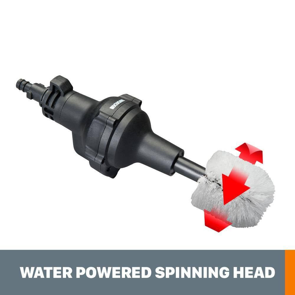 Hydroshot Rotary Cleaning Brush, Quick Snap Connection