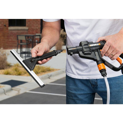 Hydroshot 12 In. Window Squeegee Wiper with Water Sprayer, Quick Snap Connection